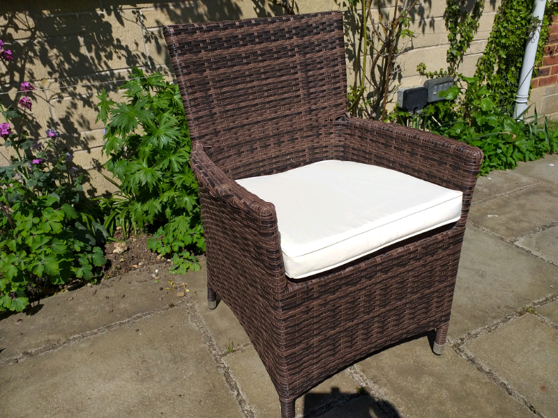 Garden Chairs With Cushions - 6 Available | in Templecombe, Somerset