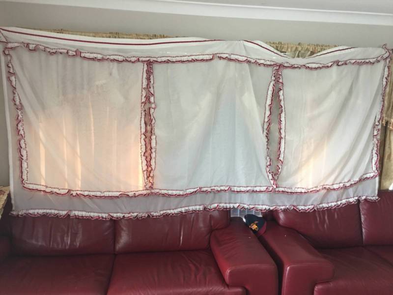 Organza Curtains Red And White Factory Seconds Curtains Blinds