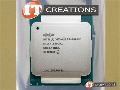 INTEL XEON 12 CORE PROCESSOR E5-2690V3 2.60GHZ 30MB 135W HASWELL CPU SR1XN