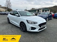 2019 FORD FOCUS ST-LINE X, 1.0L PETROL, MANUAL, FSH, ULEZ, 5 DOOR, WHITE, 67 MPG
