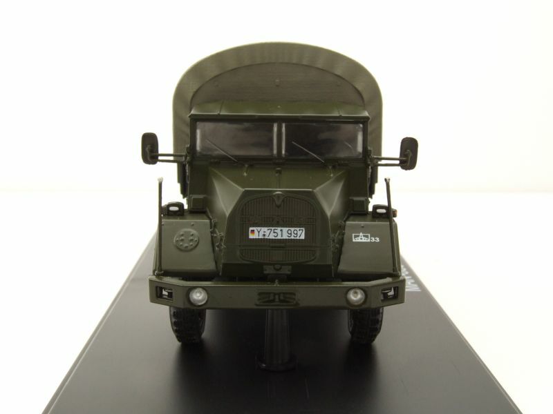 MAN 630 Pritsche Plane LKW Bundeswehr olivgrün Modellauto 143 Premium ClassiXXs