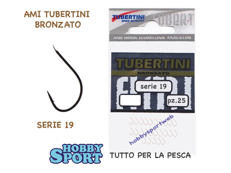 AMI TUBERTINI SERIE 19 BRONZATO SIZE 15 - BUSTA 25 PZ