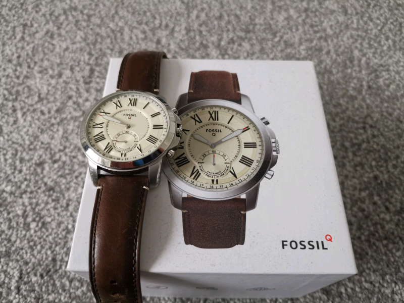 fossil mens hybrid watch