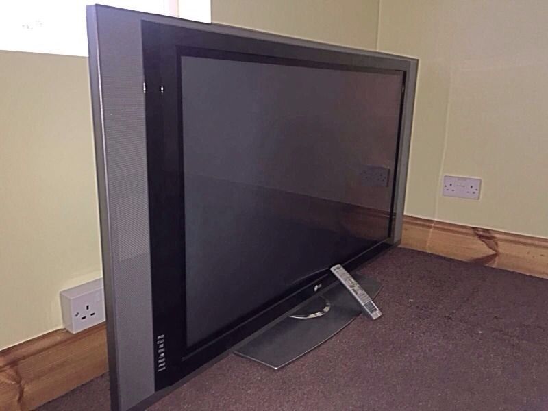 Lg plasma TV television 50 52 inch remote inclded hdmi not Sony toshiba