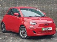 2022 Fiat 500 70kW Red 24kWh 3dr Auto Hatchback Electric Automatic