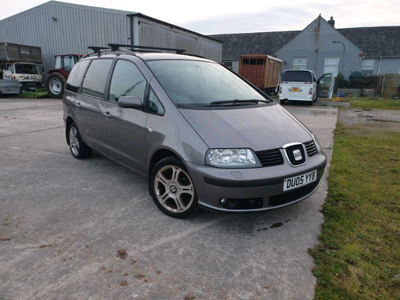 Seat Alhambra Diesel 1.9 TDI MPV Dark Grey 2005 109,000 Miles in