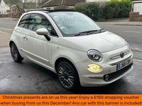 2016 Fiat 500C Lounge Convertible Petrol Manual