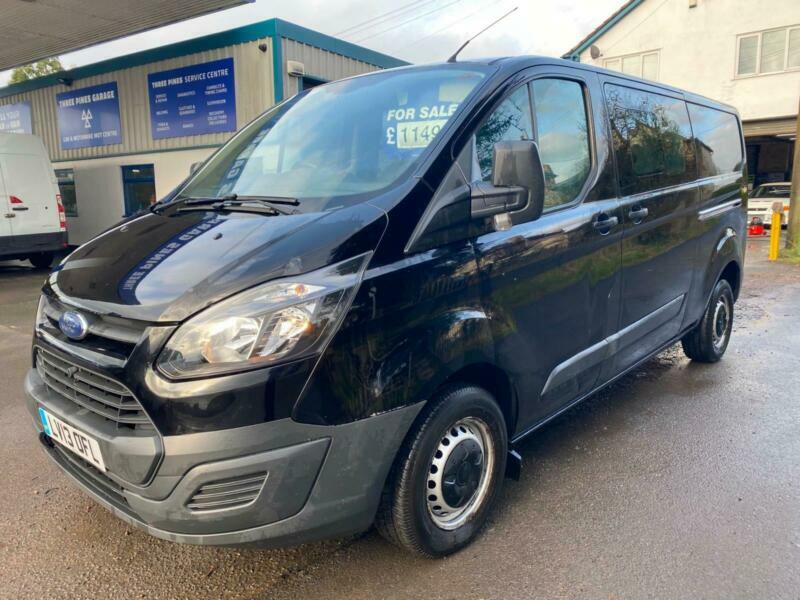 Ford Transit Custom 2.2 TDCi 125ps Factory Crew Cab Van LWB Full MOT No