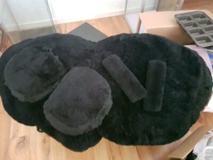 Black Sheepskin Seat covers- full set, Great conditiom | Other Parts