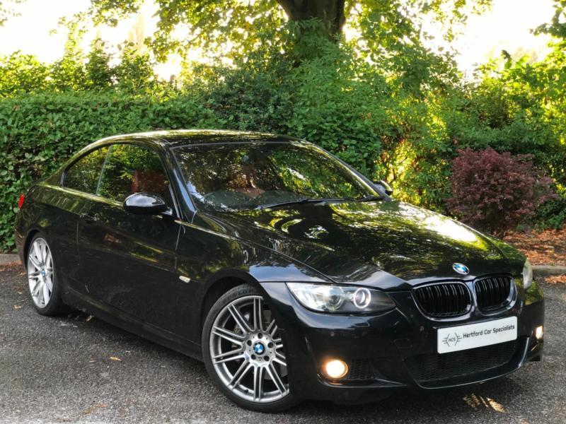 2007 Black Bmw 335i M Sport Coupe Manual E92 2 Door 3 0 Petrol Red Leather In Enfield London Gumtree