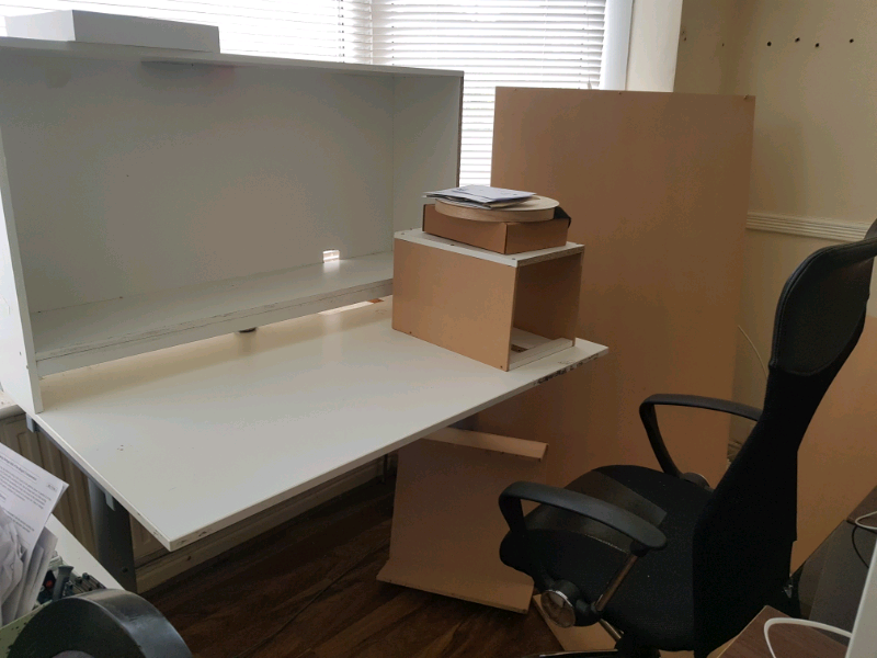 Ikea Galant Desk With Printer Shelf And Chair In Stretford