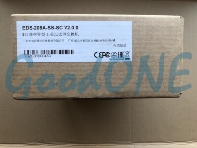 1PC NEW MOXA EDS-208A-SS-SC Singlemode Industrial Ethernet Switch