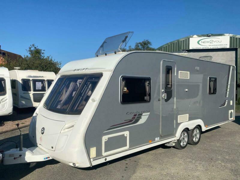 2008 Swift Conqueror 4 berth twin axle fixed bed Caravan in Hereford