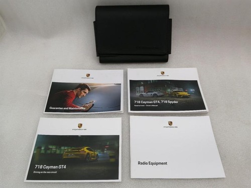 PORSCHE BOXSTER SPYDER 718 GT4 Service booklet owners manual Handbuch