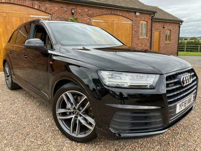 2018 Audi Q7 TDI V6 QUATTRO S LINE BLACK EDITION 268 bhp Auto Estate