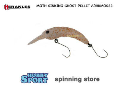 HERAKLES MOTH CRANK ARHKMOS22 GHOST PELLET GLOW 2,4 GR SINKING TROUT AREA SPIN