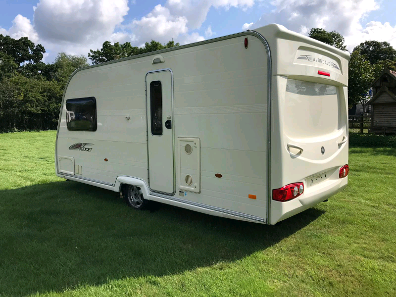 Avondale avocet 2008 2 berth touring caravan cassette toilet end bathr