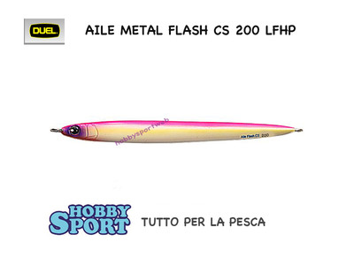 VERTICAL JIG AILE FLASH METAL DUEL CS 200 GR COL. LFHP MADE IN JAPAN PESCA MARE