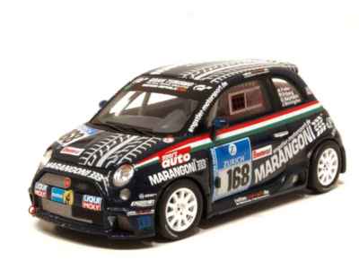 1:43 Fiat 500 n°168 Nurburgring 2008 1/43 •