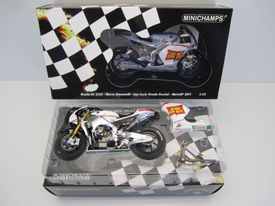 1:12 HONDA RC212V 58 SIC Marco Simoncelli MotoGP 2011