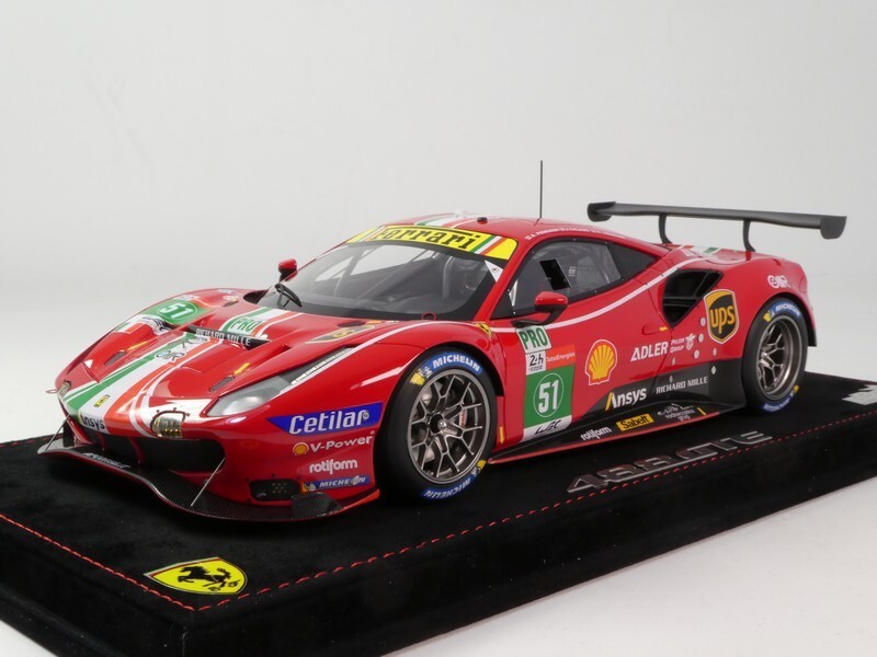 BBR Ferrari 488 GTE AF CORSE #51 Winner LMGTE 24H Le Mans