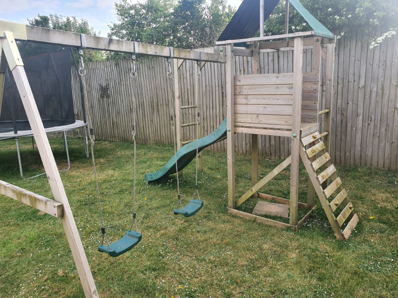 Children's outdoor swing/slide/monkey bars set in Cowbridge, Vale of
