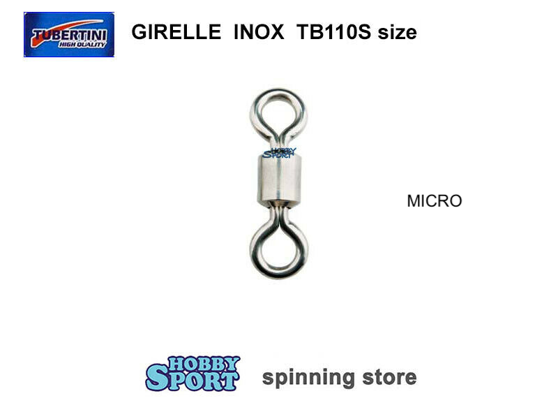 TB110SS SIZE 8 MICRO GIRELLA ROLLING STAINLESS STEEL TUBERTINI 80 LB conf. 10 PZ