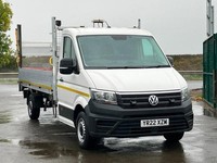 VOLKSWAGEN CRAFTER 14FT DROPSIDE WITH TAIL LIFT AND AIRCON. 12,495+VAT