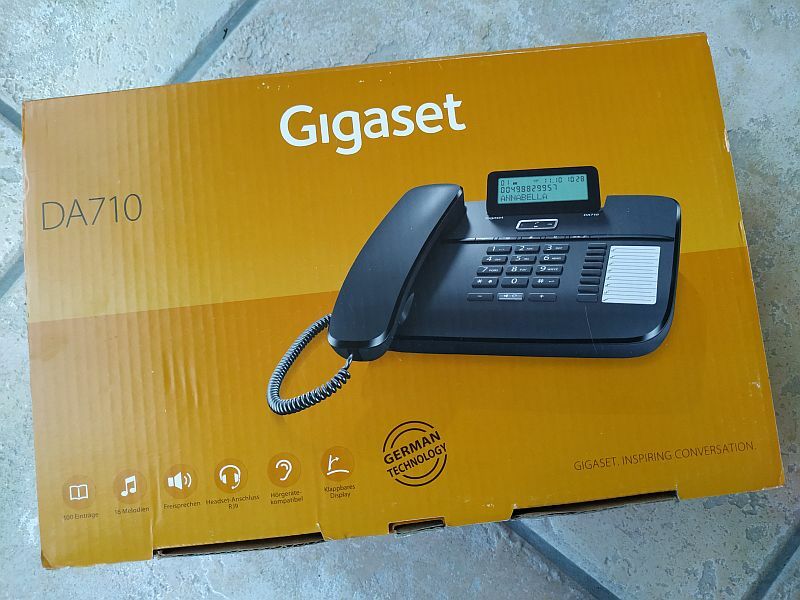 ☎️GIGASET DA710 schnurgebundenes Telefon Analog Display CLIP Freisprechen TOP☎️