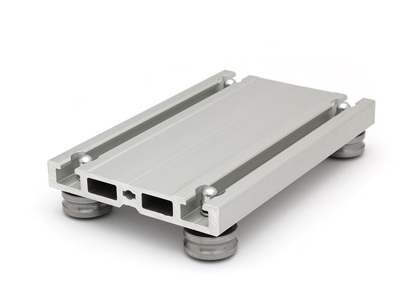 Linearwagen mit 4 Rollen 100mm lang, LWR 6-48