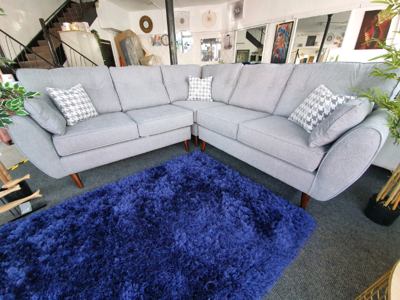 NEW DFS zinc Large Grey Corner Sofa DELIVERY AVAILABLE in Stockport, Manchester Gumtree
