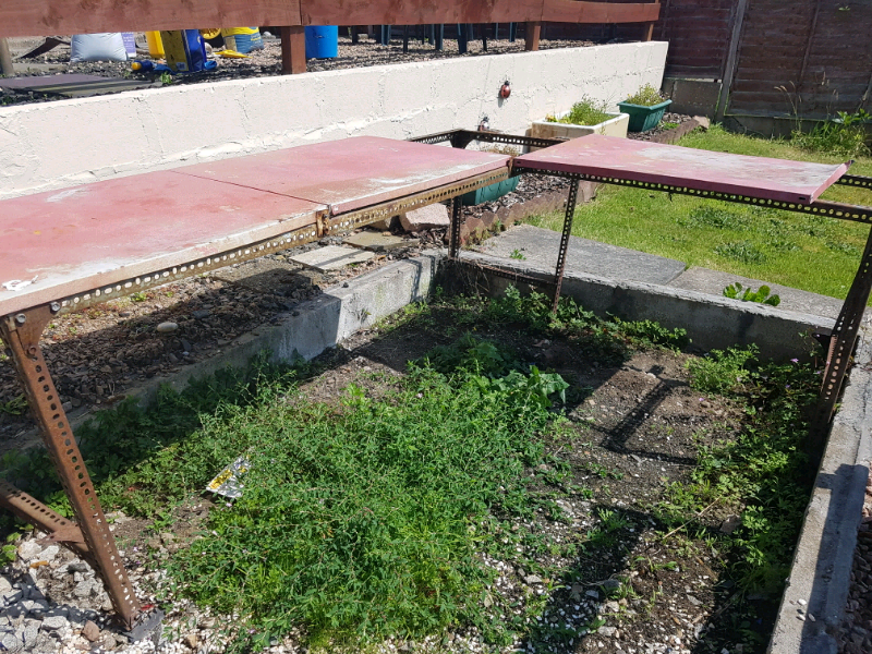 Metal shelving for greenhouse or shed | in Turriff, Aberdeenshire | Gumtree