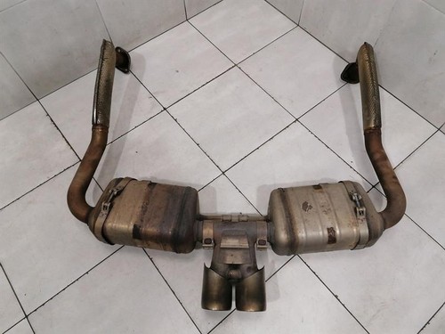 PORSCHE CAYMAN 718 Exhaust silencer 982251051D Auspuff Endschalldämpfer