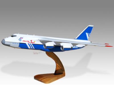 Antonov AN 124-100 Condor Solid Dried Mahogany Wood Handcrafted Display Model