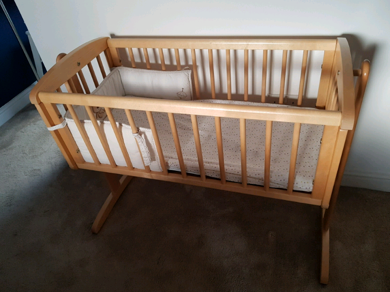 Mothercare Swinging Crib With Mattress In Llanishen Cardiff Gumtree