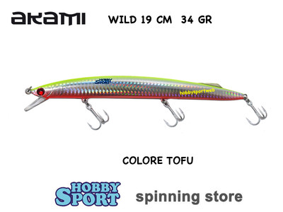 AKAMI WILD 190 LONG JERK 34 GR COL TOFU COD 538807 SPINNING MARE
