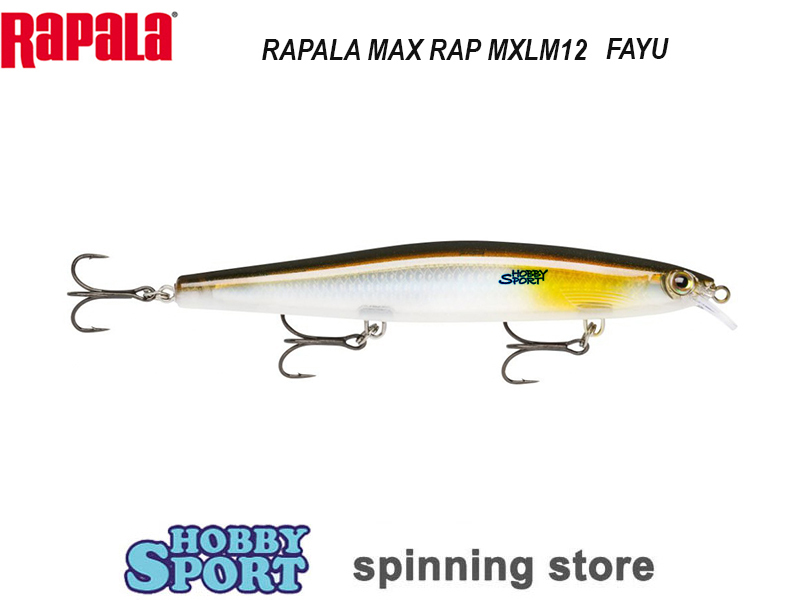 RAPALA MAX RAP MXLM 12 COL. FAYU 20 GR ARTIFICIALE SPINNING  SPECIALE SPIGOLA