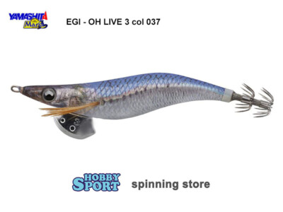 TOTANARA EGI OH LIVE YAMASHITA MIS 3 GR 15 COL 037 BLU  PESCA SEPPIA CALAMARO