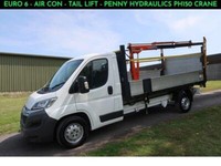 2019 Citroen Relay 2.0 BlueHDi 35 Plus L3 Dropside With Crane & Tail Lift Euro 6
