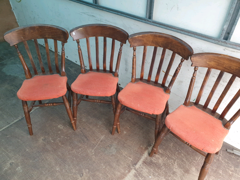 4 x good solid dining chairs in Wirral, Merseyside Gumtree