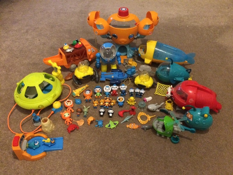 Octonauts toys, Octolab, Octopod, Gups, characters in Bearsden