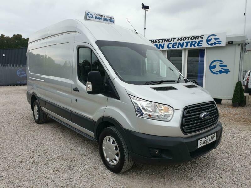 Ford Transit Trend 350 In Silver Euro6 130 BHP L3H3 LWB RWD 23K 2018