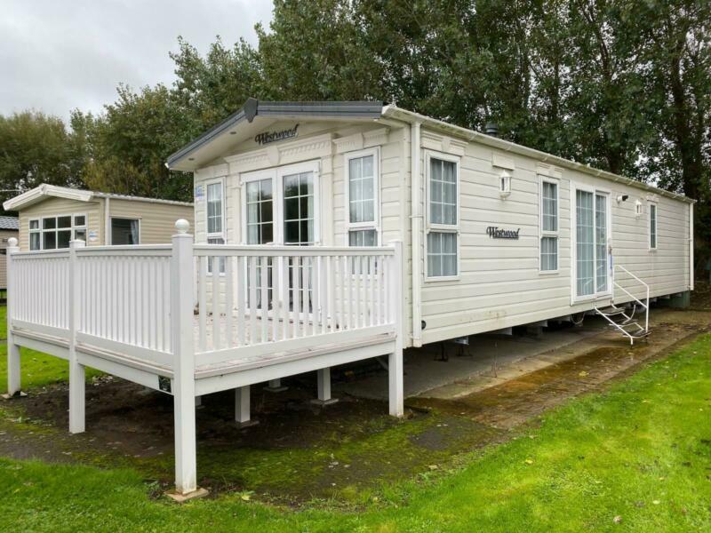 ABI WESTWOOD 13X40FT CARAVAN LODGE FOR SALE OFF SITE 2 BEDROOM BATH