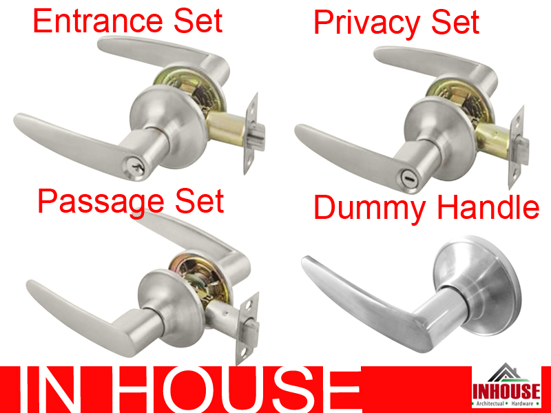 Freeshipping!door Handles,locksPassage,Privacy,Entrance,Dummy, Satin