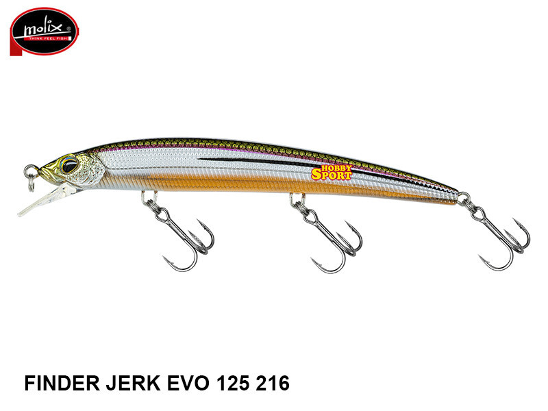MOLIX FINDER JERK EVO 125F COL 216 ATHERINA SPINNING MARE SPIGOLA SERRA
