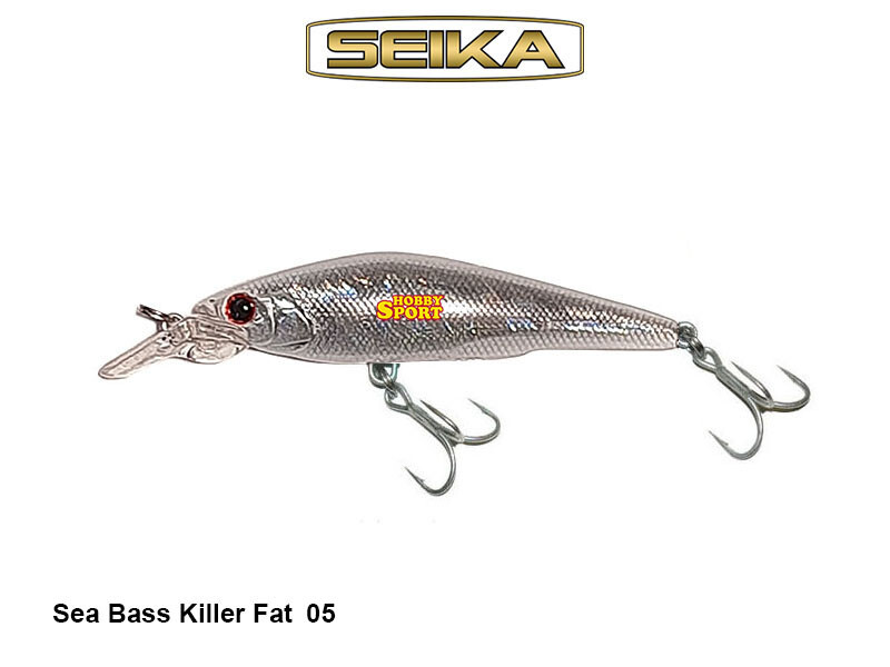 SEIKA SEA BASS KILLER FAT 70 COL.04  SLOW SINKING 8 GR MINNOW SPINNING MARE