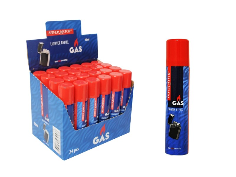 Set 24 Pezzi Bomboletta Ricarica Gas 90ml Per Accendini dfh