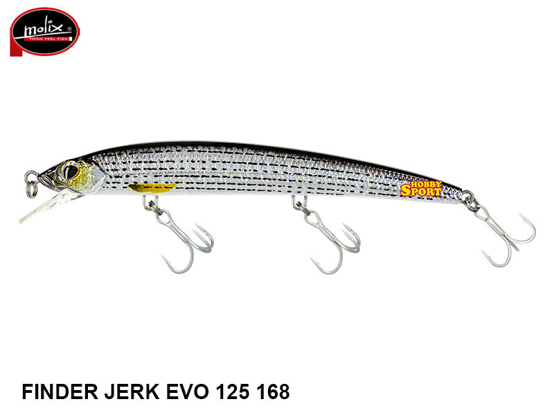 MOLIX FINDER JERK EVO 125F COL. 168 CEFALO SPINNING MARE SPIGOLA SERRA