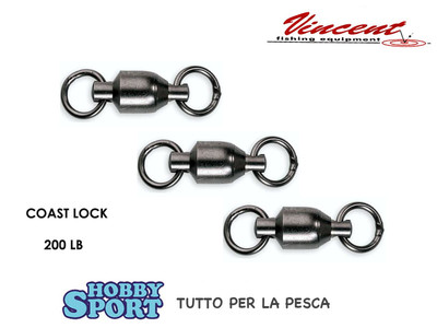 BIG GAME GIRELLA CON CUSCINETTO 100 KG 200 LB COAST LOCK VINCENT CONF 3 PZ