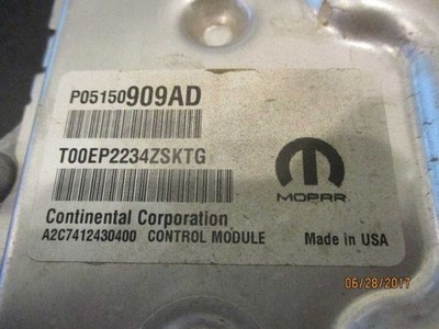Engine ECM Electronic Control Module 2.4L Engine ID ED6 Fits 15 DART 308702
